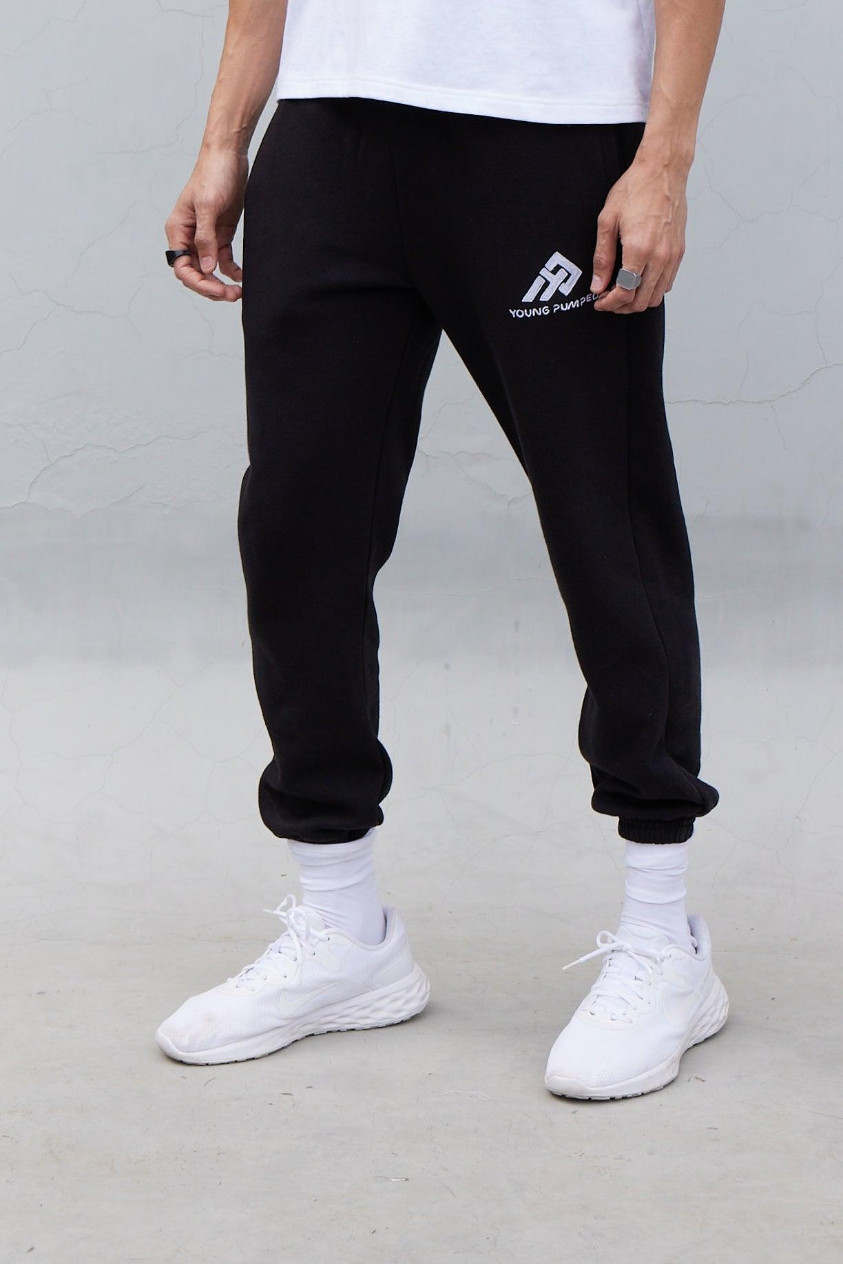 Jogger Logo Black - Young Pumped