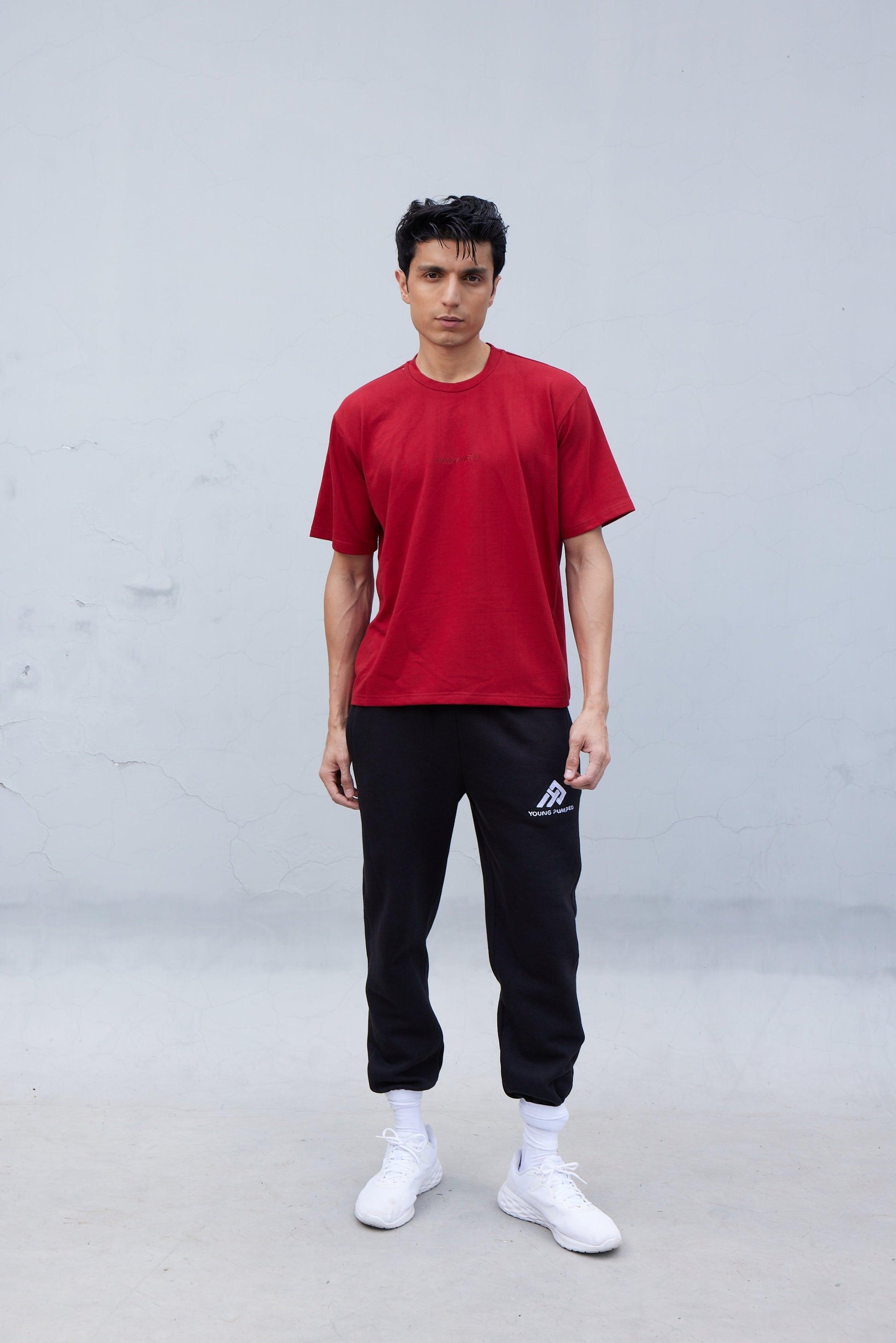 Anti-Fit Tee Maroon - Young Pumped