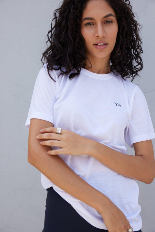 Athletic Tee White - Young Pumped