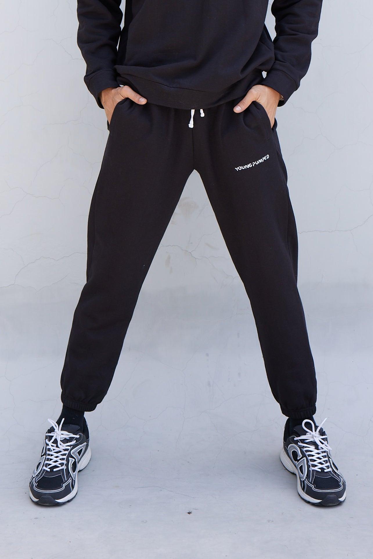 Jogger Monogram Black - Young Pumped