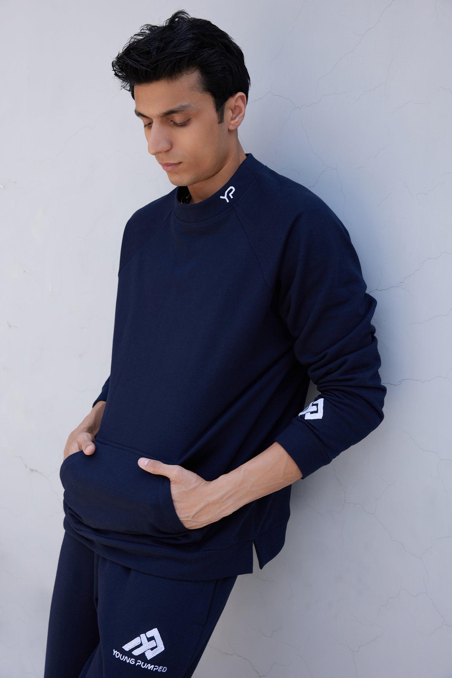 DARK BLUE YP CO-ORD SET - Young Pumped